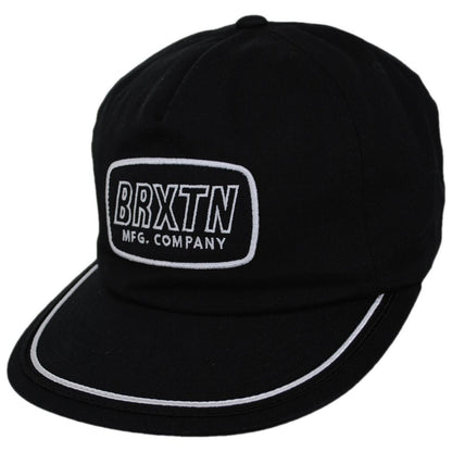 BRIXTON HATS | Telford Cotton HP Snapback Baseball Cap | 201875 | lead | BLACK