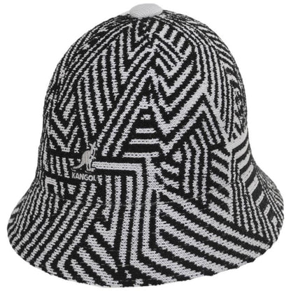 Kangol | Virtual Grid Casual Bucket Hat | 185801 | lead | MOONSTRUCK/BLACK
