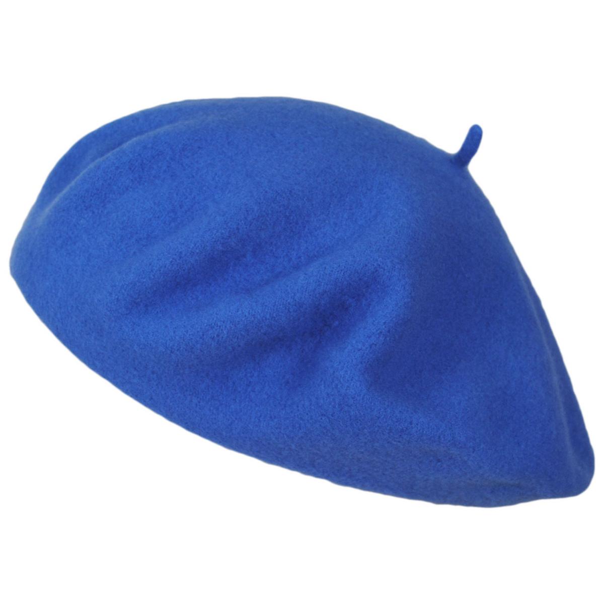 Parkhurst | Classic Wool Beret | 151124 | lead | BLUEBERRY