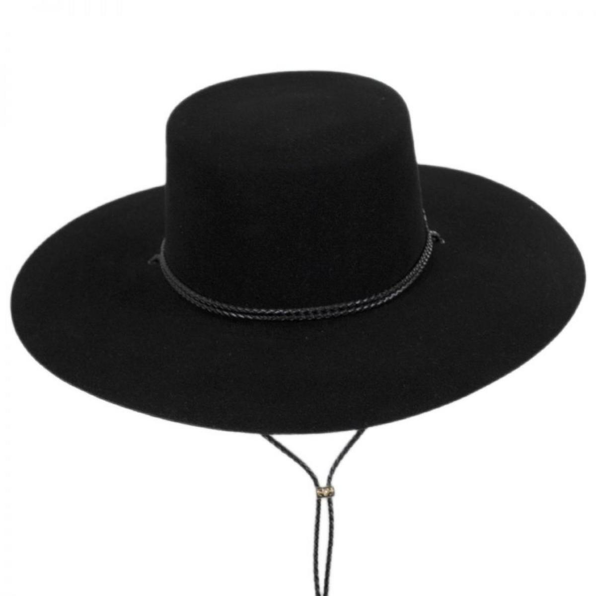 Biltmore | Toledo Wool Felt Bolero Hat | 130249 | front | BLACK
