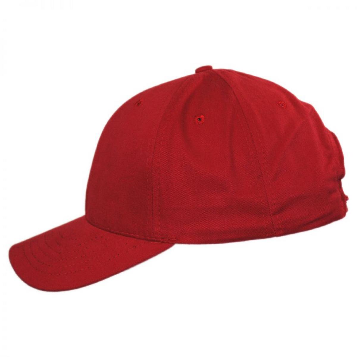 HeadShots by KC Caps | US Made 6-Panel Cotton Snapback Baseball Cap | 200525 | profile | RED