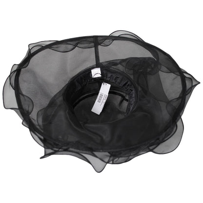 Iridescent Organza Boater Hat