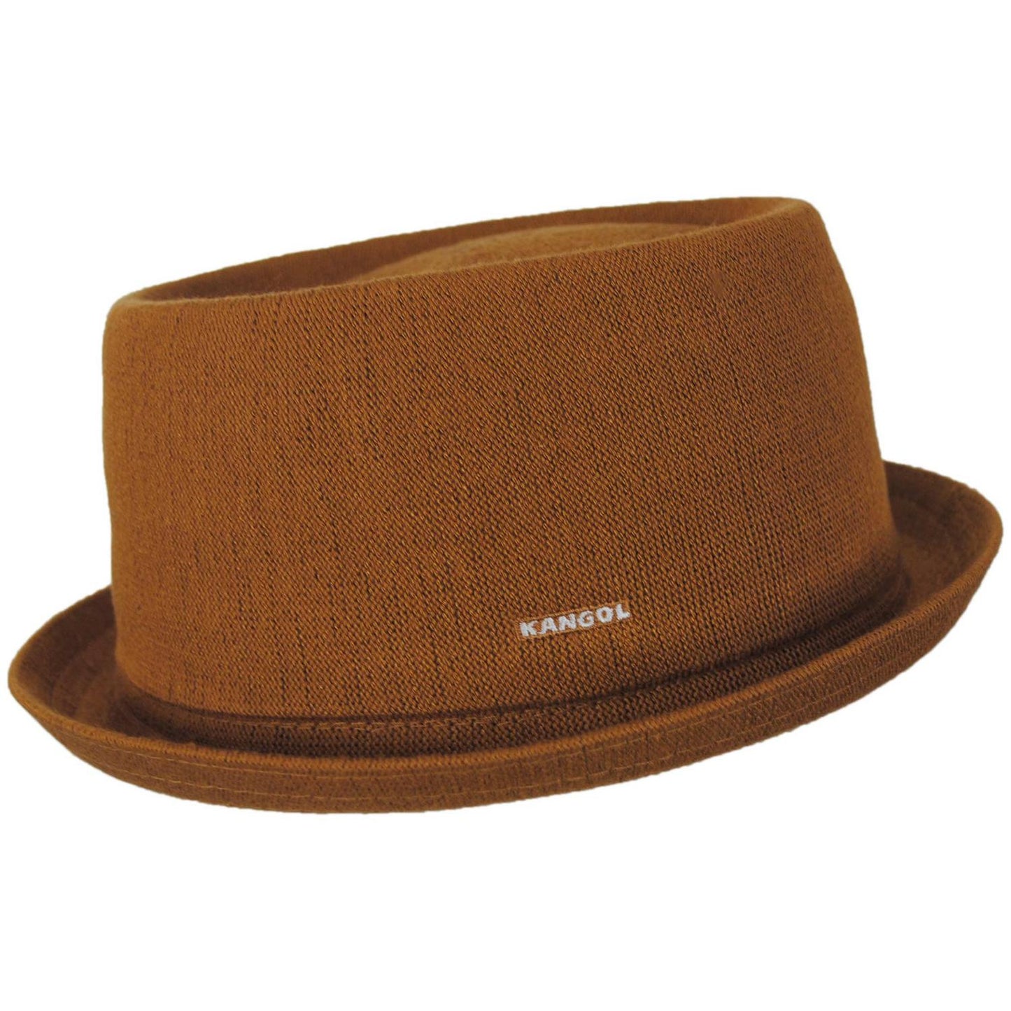 Kangol | Bamboo Mowbray Pork Pie Hat - Rustic Caramel | 185744RC | profile | RUSTIC CARAMEL