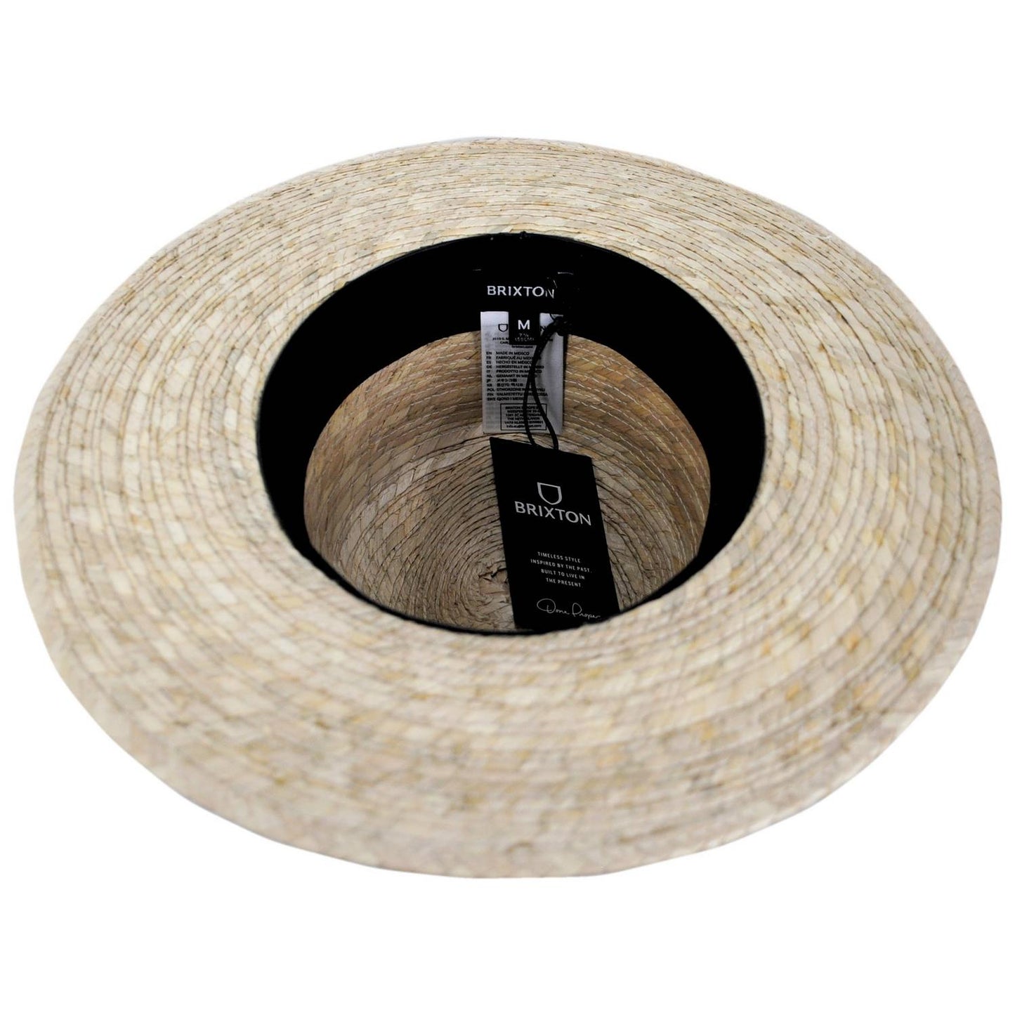 BRIXTON HATS | Blake Palm Straw Fedora Hat | 128366 | under | NATURAL