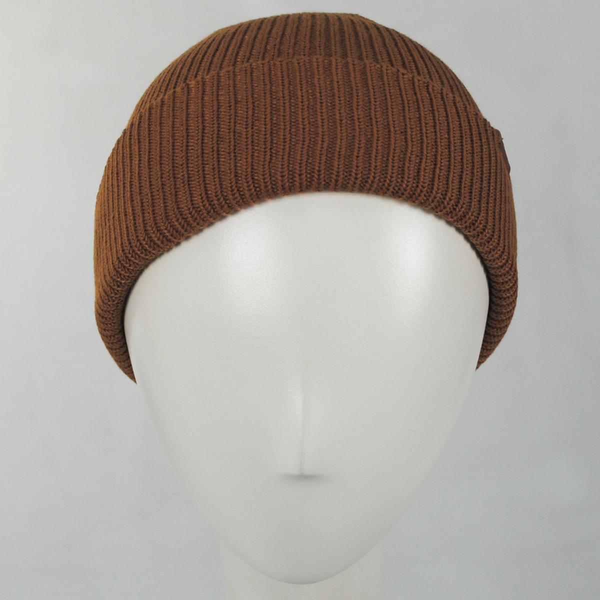 Columbia Sportswear | Portside Fisherman Beanie Hat | 500742 | front | CAMEL BROWN