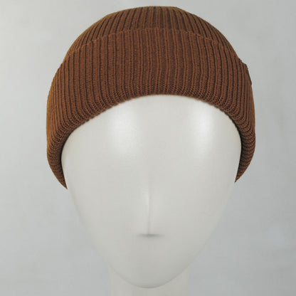 Columbia Sportswear | Portside Fisherman Beanie Hat | 500742 | front | CAMEL BROWN