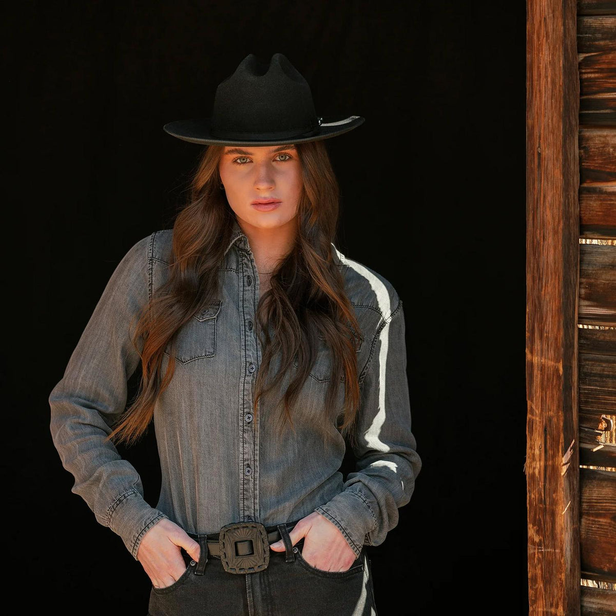 Stetson | Open Road 6X Fur Felt Western Hat | 130620 | lsfone | BLACK