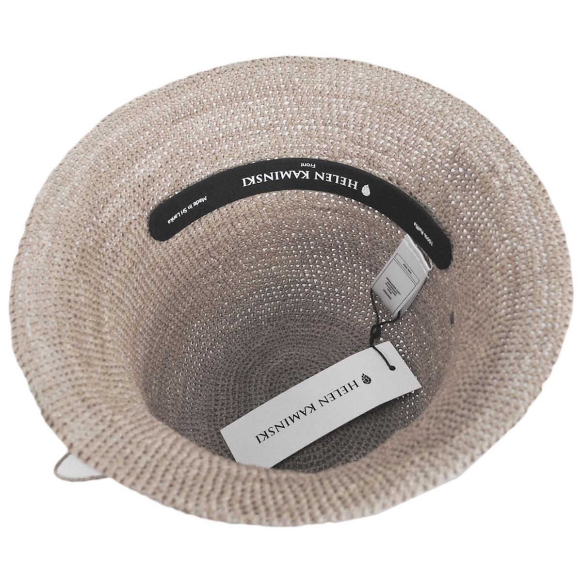 Helen Kaminski | Villa 6 Raffia Straw Cloche Hat | 120836 | under | ECLIPSE MELANGE