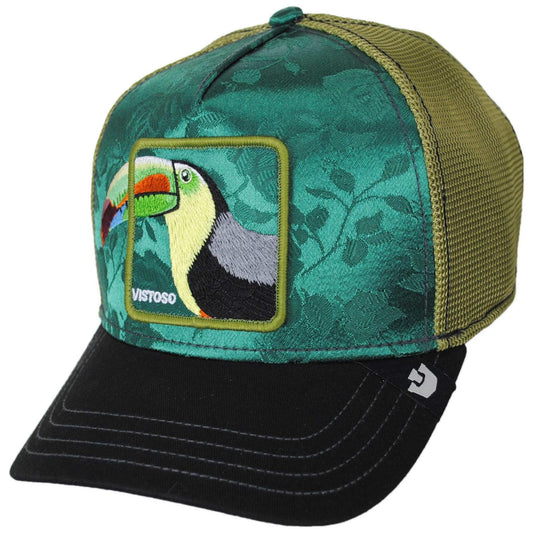 Goorin Bros | Belize Toucan Jacquard Mesh Trucker Snapback Baseball Cap | 200762 | lead | VOID