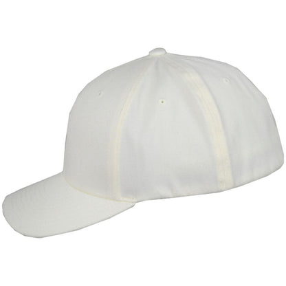 Kangol | Logo Wool Flexfit Fitted Baseball Cap | 201104 | profile | WHITE