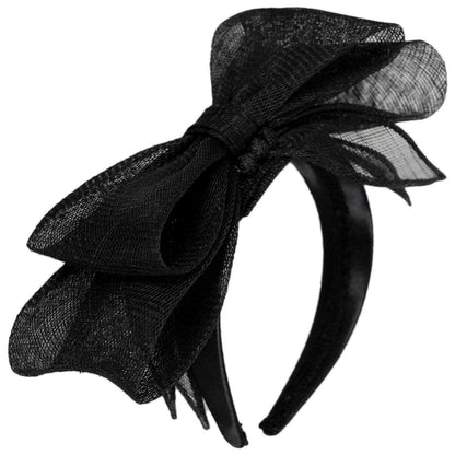 Kathy Jeanne | Mignonne Sinamay Straw Fascinator Hat | 122436 | lead | BLACK