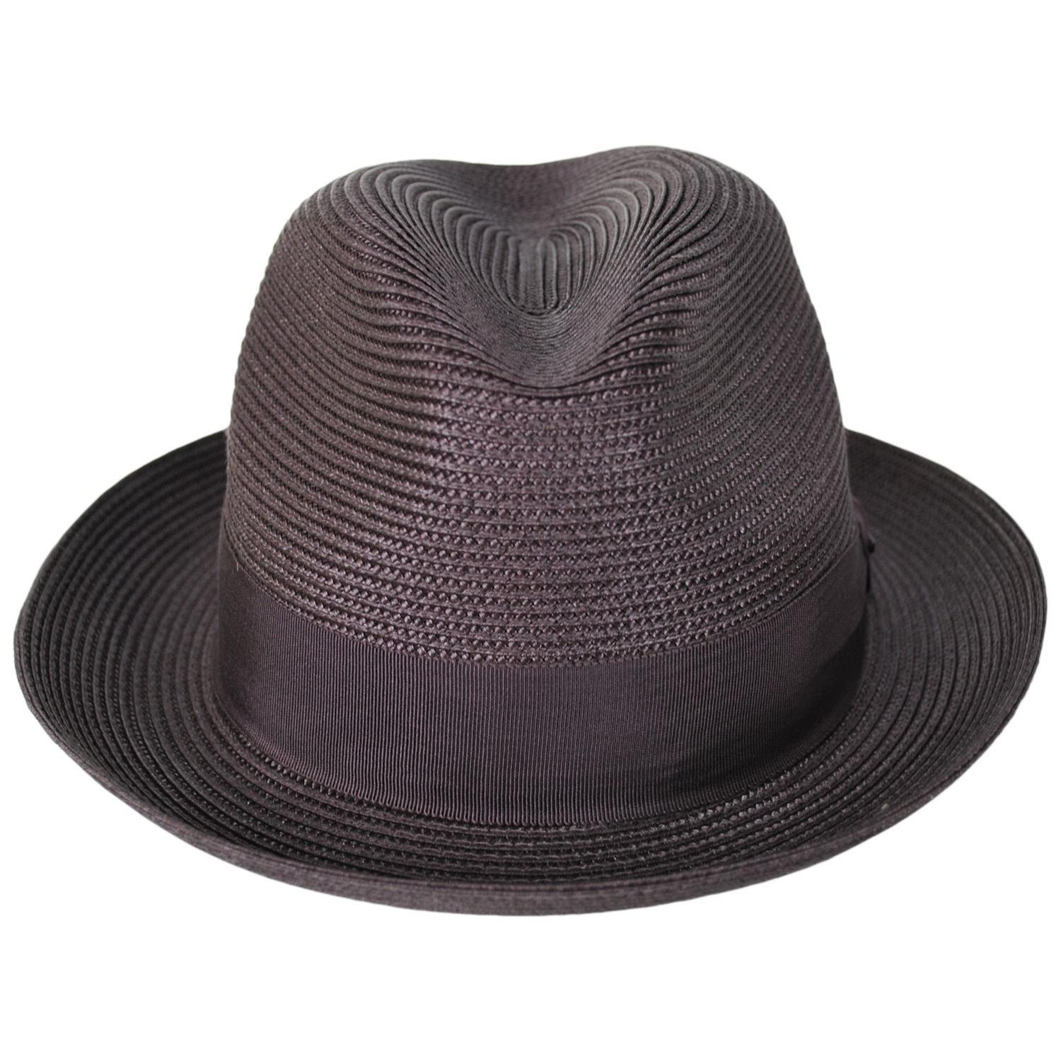 Bailey 1922 | Craig Straw Fedora Hat - Java Bean | 127820JB | front | JAVA BEAN