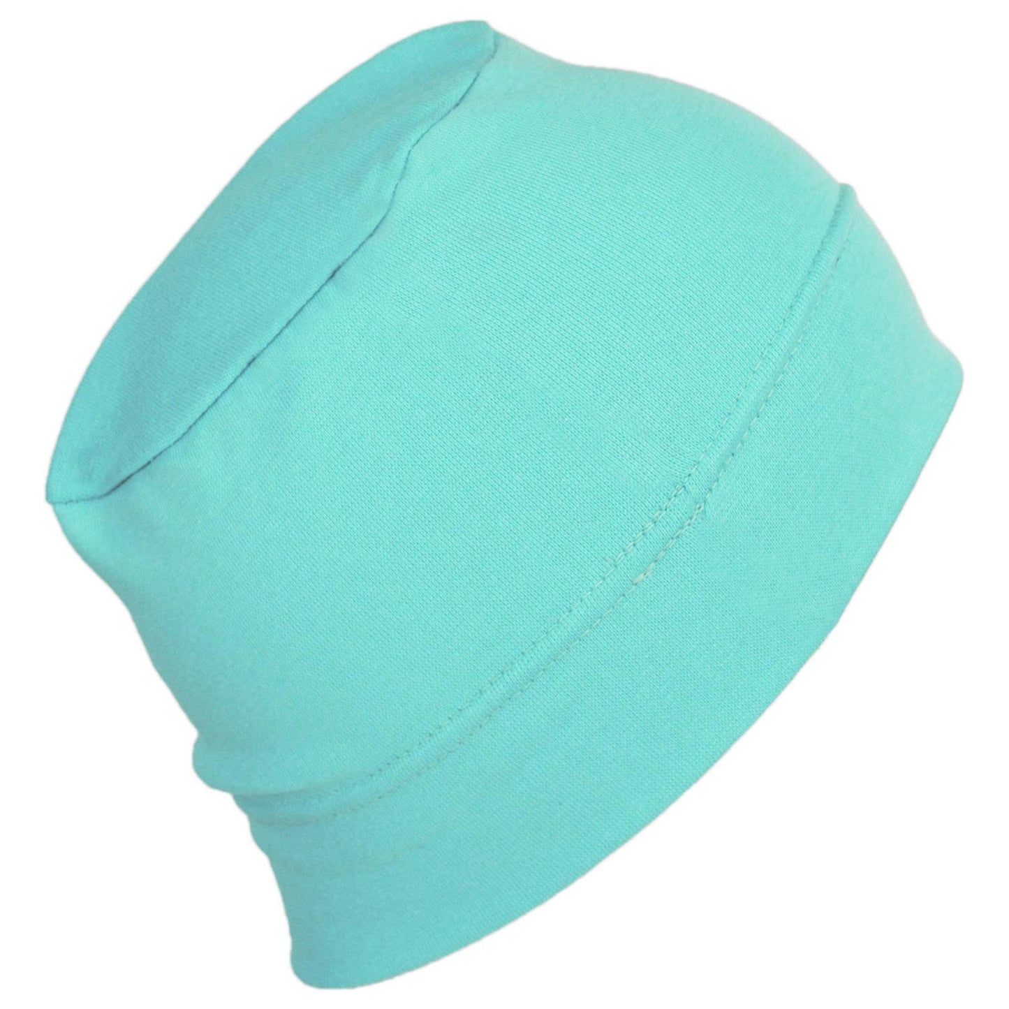 Slumbercap | Cotton Beanie Hat | 500899 | lead | SEAFOAM
