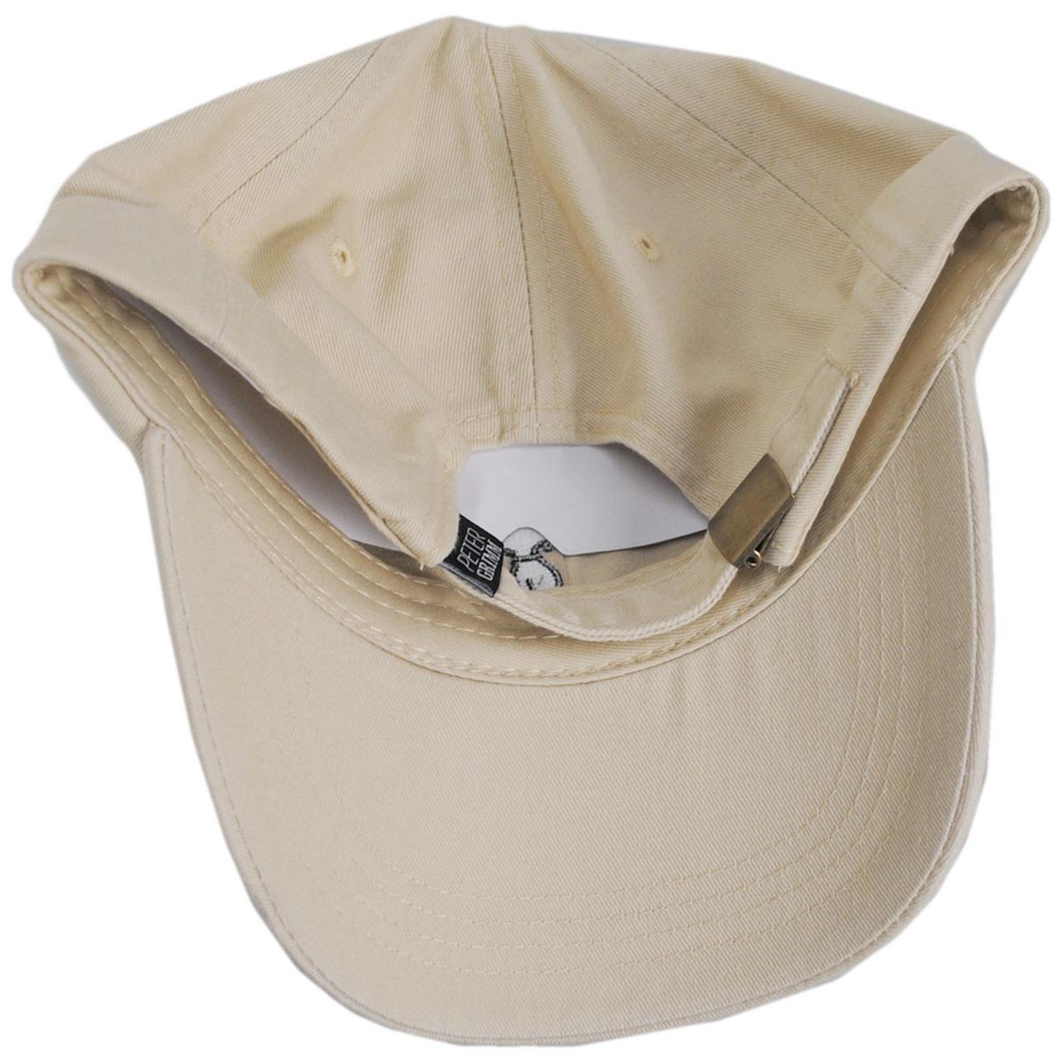 Peanuts | Snoopy Cotton Strapback Baseball Cap Dad Hat | 201311 | under | IVORY