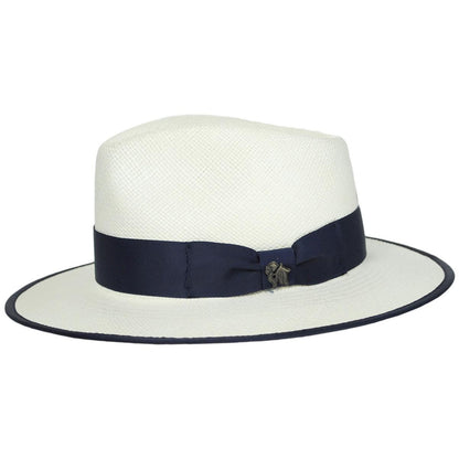 Bigalli | Kellan Panama Straw Fedora Hat | 129235 | profile | WHITE