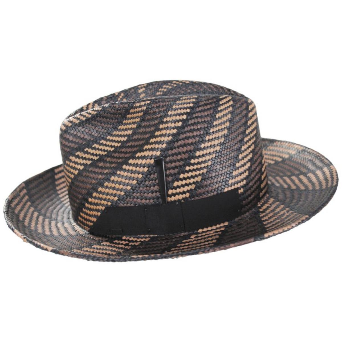 Bailey 1922 | Giles Panama Straw Fedora Hat | 127734 | profile | OAK