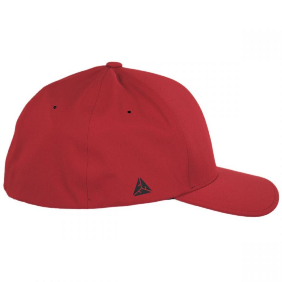 Kangol | Flexfit Delta Tech Fitted Baseball Cap | 201189 | profile | RED