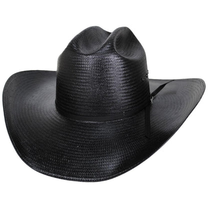 Stetson | Coal Mine 10X Shantung Straw Western Hat | 127059 | lead | BLACK