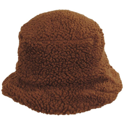 Scala | Kirsten Berber Fleece Bucket Hat | 106431 | front | RUST