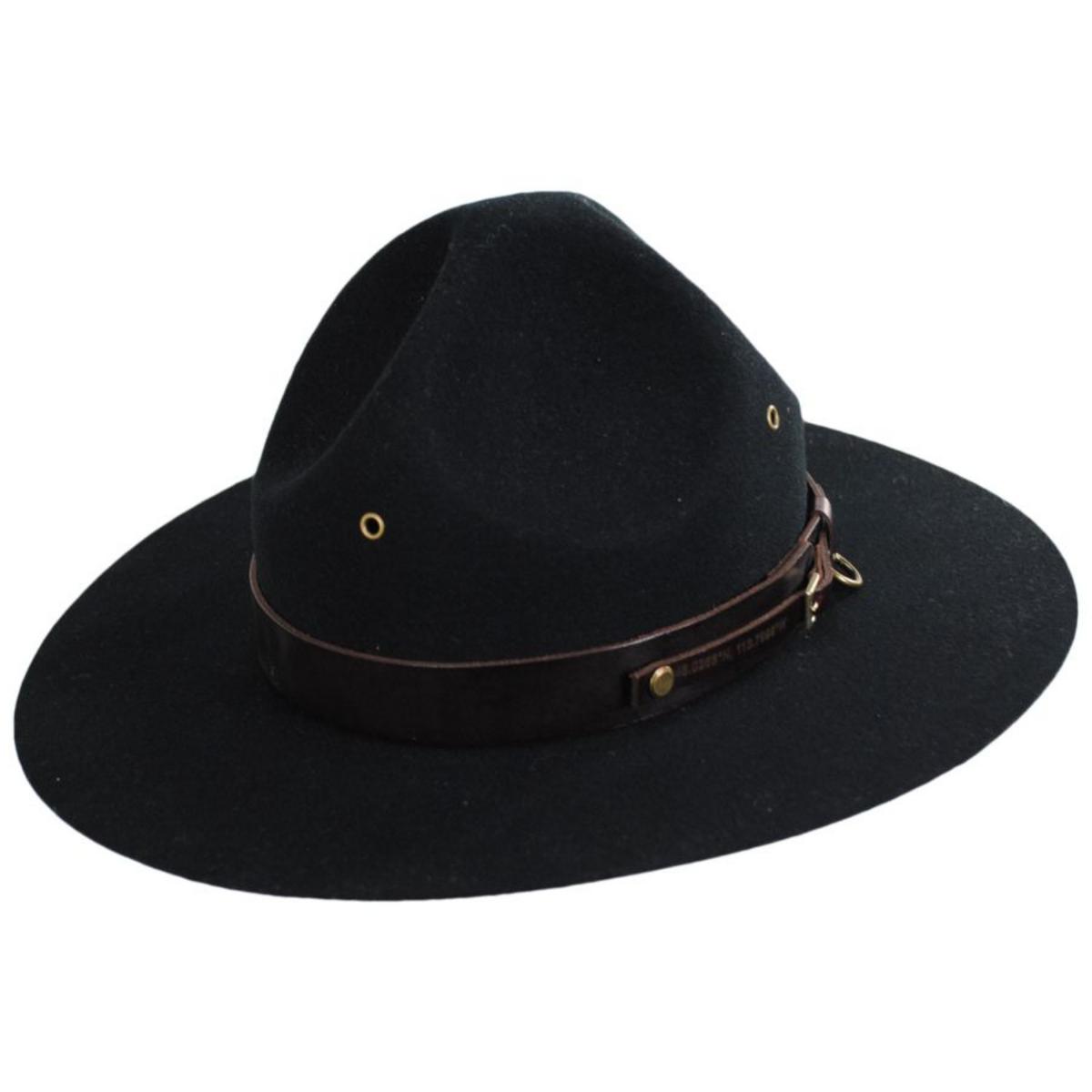 Bailey 1922 | Montana Wool Felt Campaign Hat | 130024 | lead | BLACK