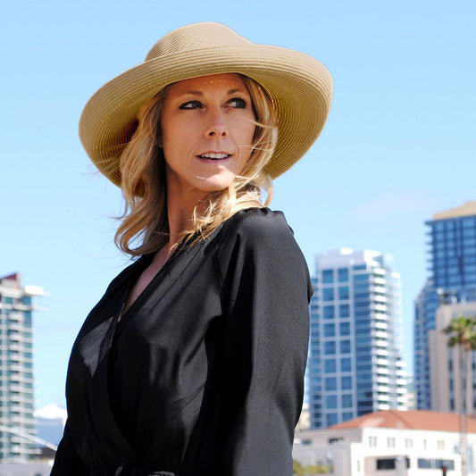 sur la tete | Traveler Toyo Straw Breton Sun Hat | 104200 | lsfone | TOAST