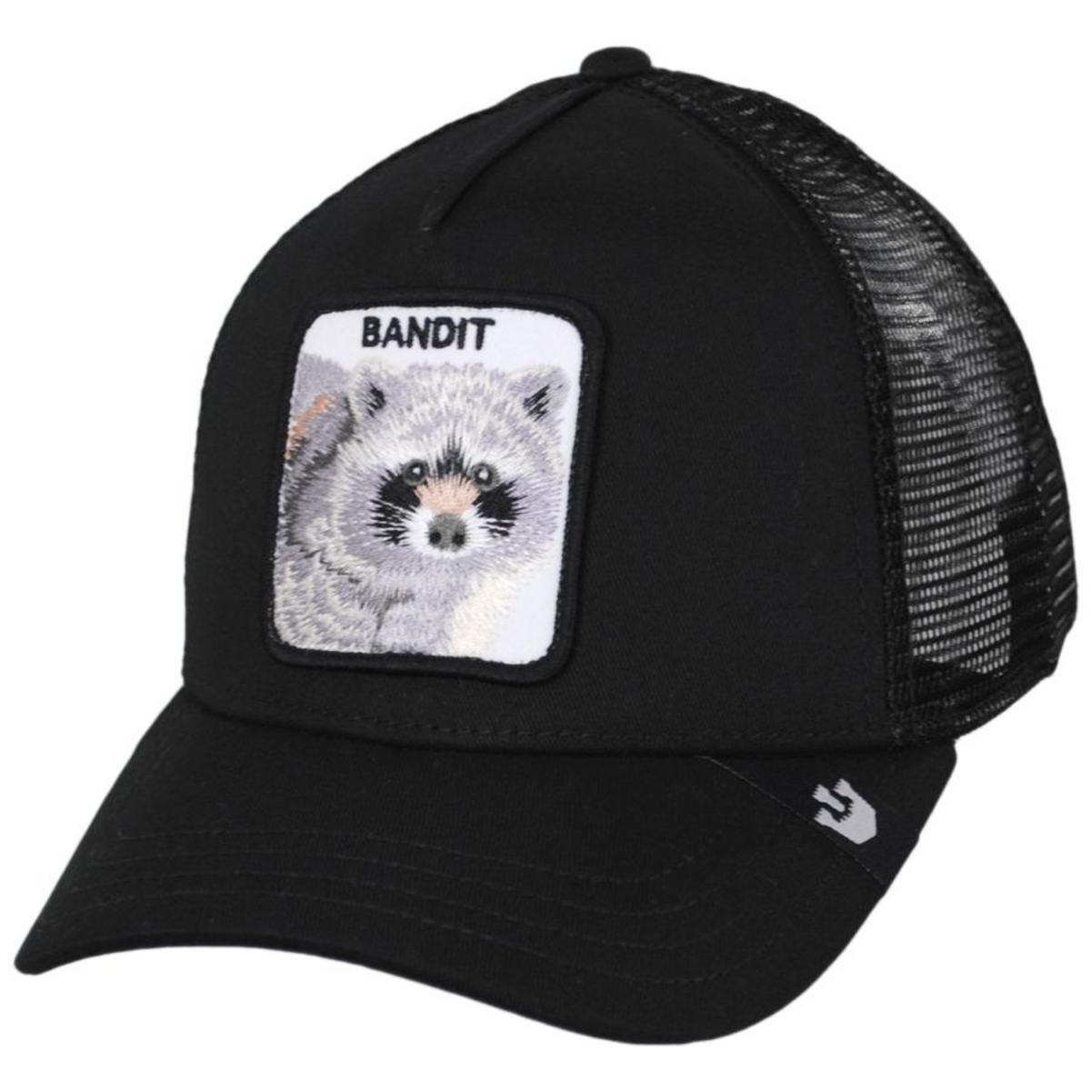 Goorin Bros | Bandit Mesh Trucker Snapback Baseball Cap | 200449 | lead | BLACK