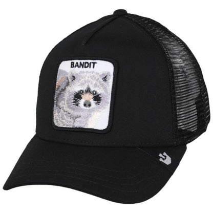 Goorin Bros | Bandit Mesh Trucker Snapback Baseball Cap | 200449 | lead | BLACK