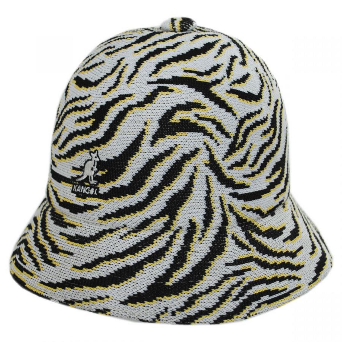 Kangol | Carnival Casual Tropic Bucket Hat | 185736 | lead | WHITE ZEBRA