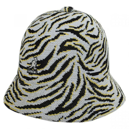 Kangol | Carnival Casual Tropic Bucket Hat | 185736 | lead | WHITE ZEBRA