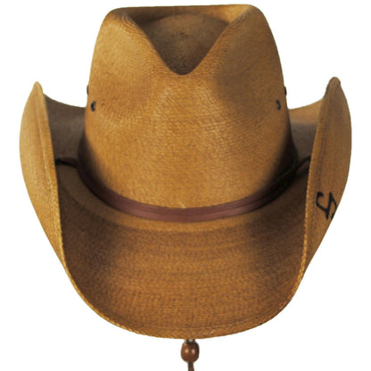 Stetson | Contoy Palm Leaf Straw Western Hat | 126953 | front | EXTRA TOASTY
