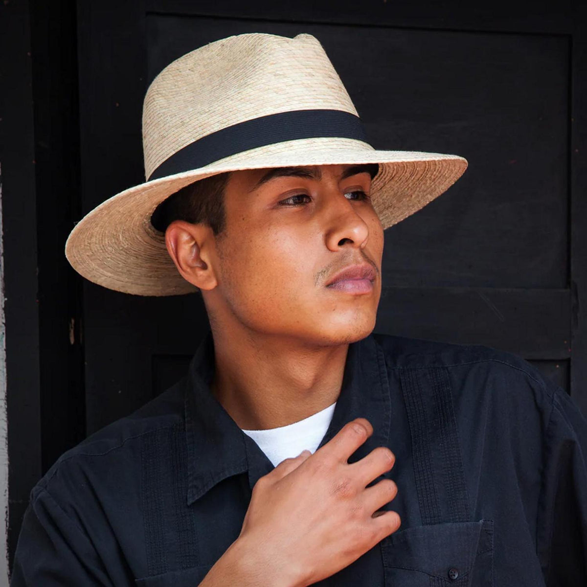 Tula Hats | Explorer Palm Straw Safari Fedora Hat | 128299 | lsmtwo | NATURAL