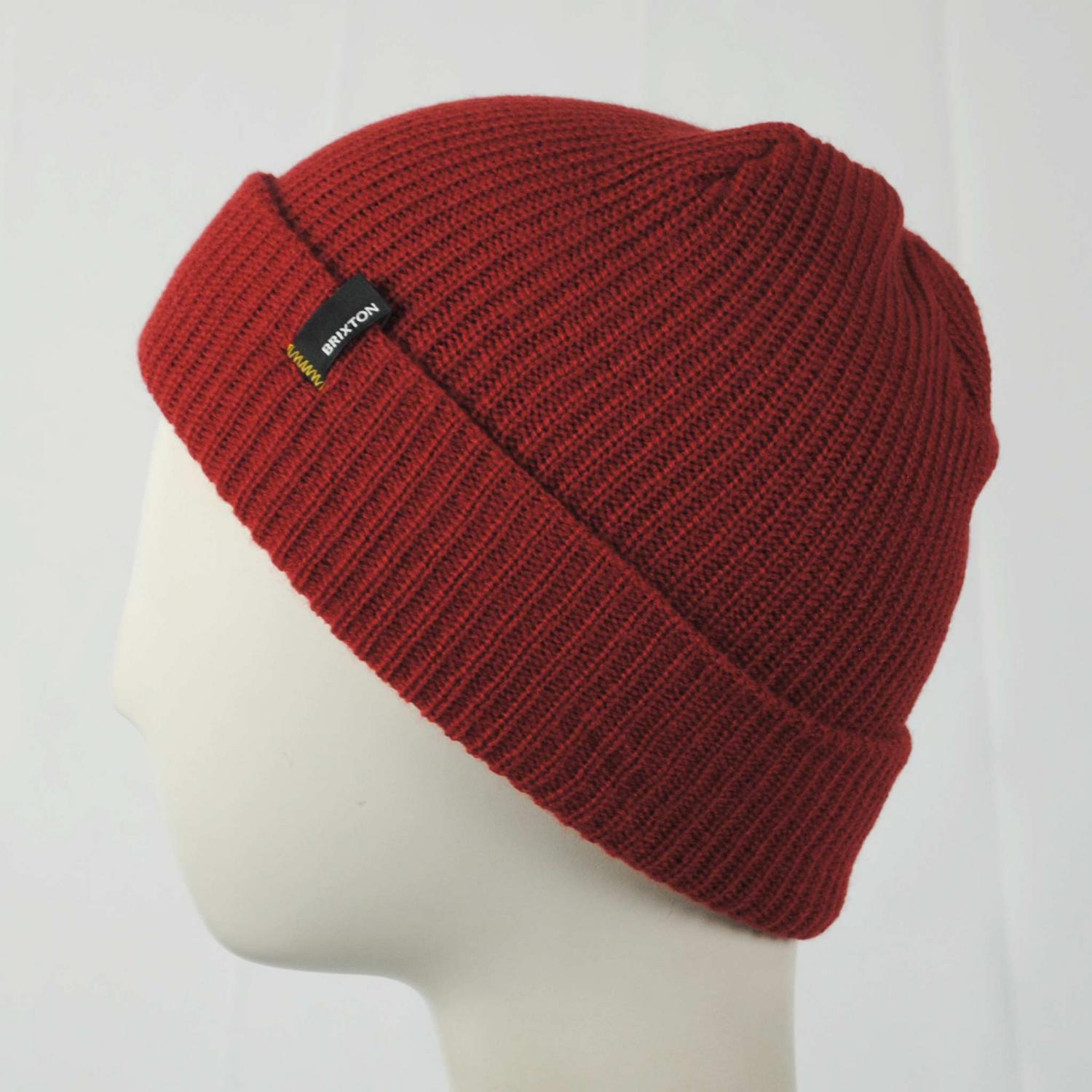 BRIXTON HATS | Heist Knit Beanie Hat | 502706 | profile | RED EARTH