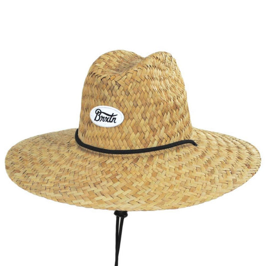 BRIXTON HATS | Parsons Palm Leaf Straw Lifeguard Hat | 128350 | lead | TAN