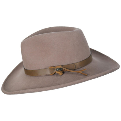 Bailey Western | Morgan Crushable Wool LiteFelt Western Hat | 130154 | profile | PUTTY