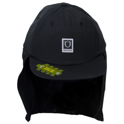 BRIXTON HATS | Journey Water Neckflap Baseball Cap | 201897 | front | BLACK