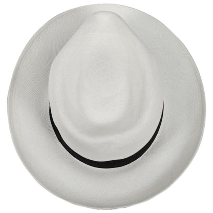 Jaxon Hats | Novo Grade 8 Panama Straw Fedora Hat | 127120 | top | BLEACH