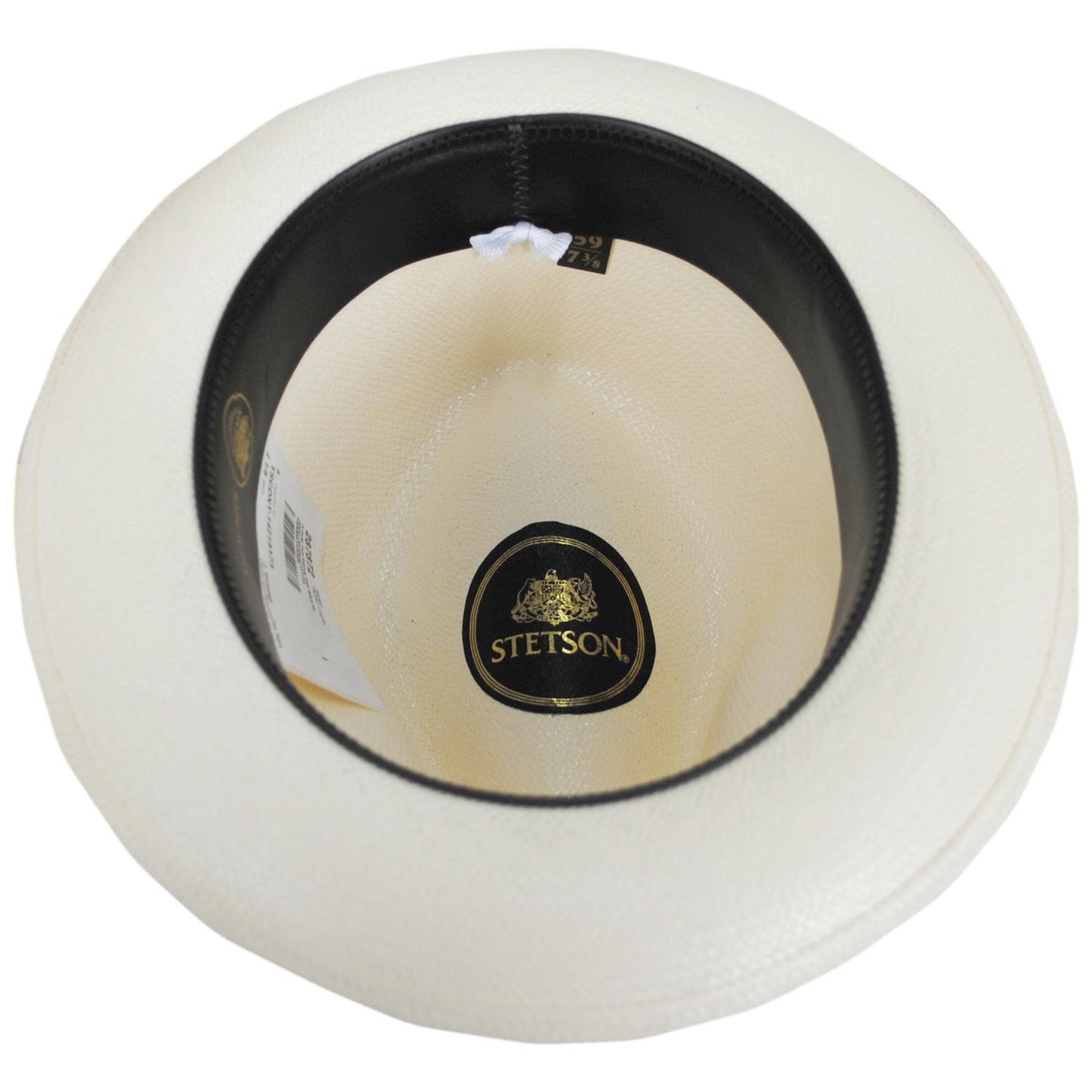 Stetson | 14 Center Pinch Shantung Straw Fedora Hat | 127070 | under | NATURAL