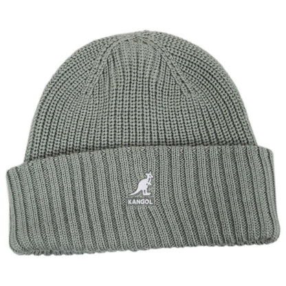 Kangol | Merino Wool Rib Beanie Hat | 500405 | lead | SAGE GREEN