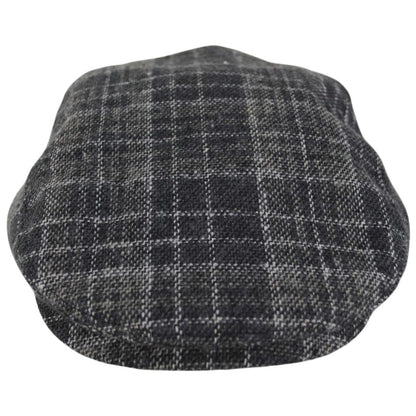 Dorfman Pacific | Alfie Plaid Ivy Cap | 160160 | front | BLACK