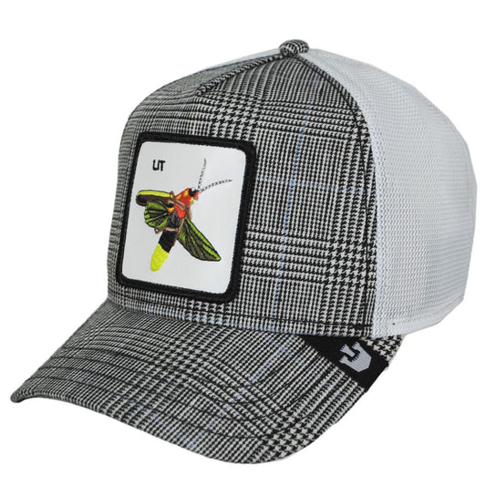 Goorin Bros | Firefly British Plaid Mesh Trucker Snapback Baseball Cap | 200756 | lead | BLACK