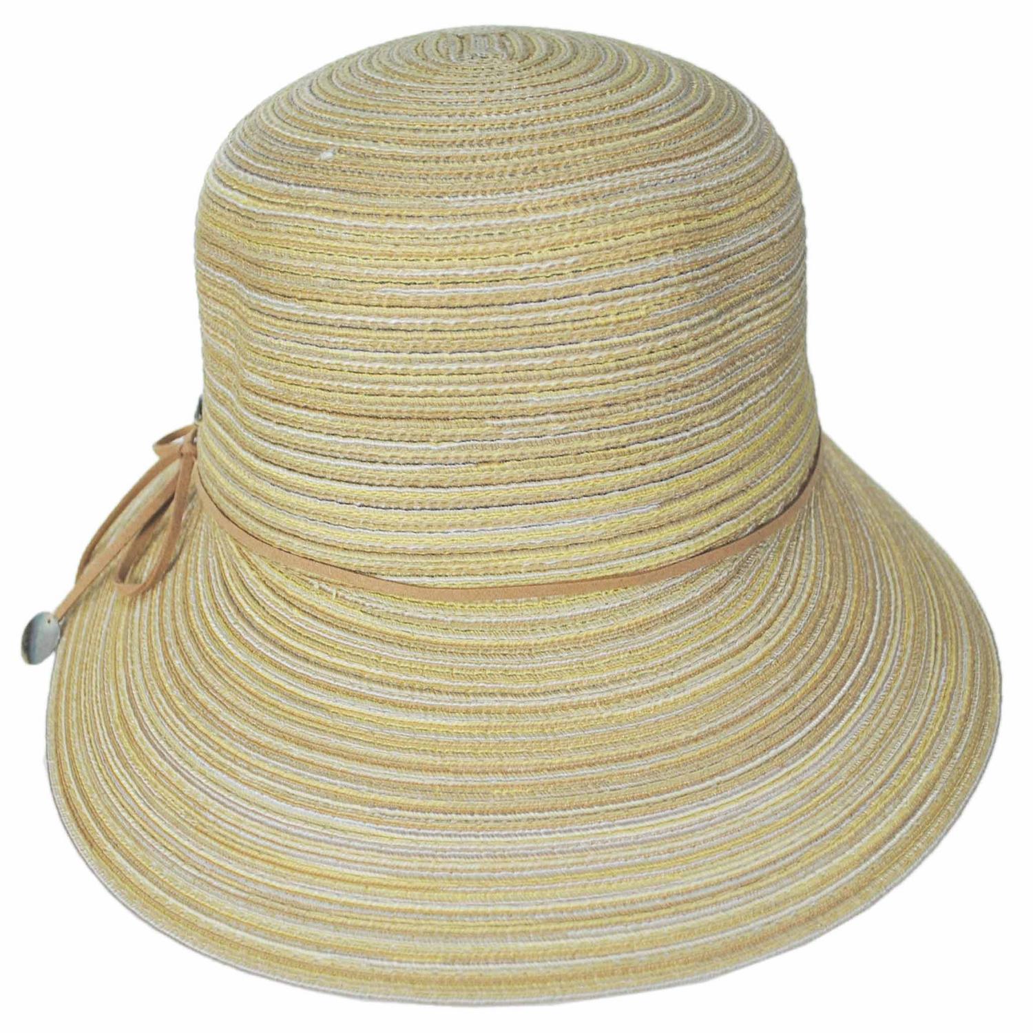 Scala | Teodora Poly Braid Facesaver Cap | 101567 | front | NATURAL