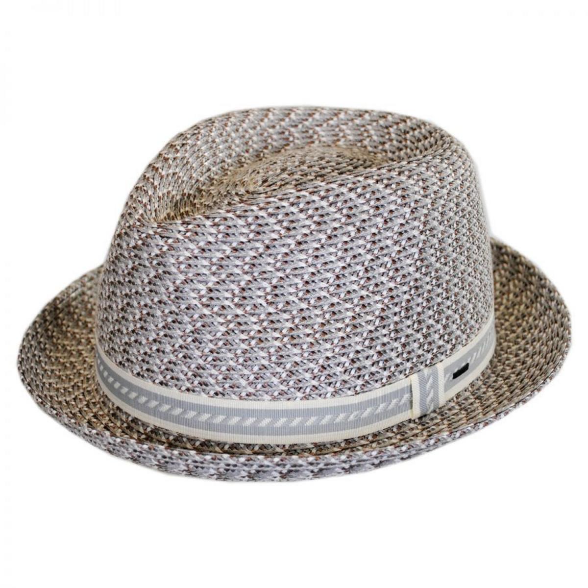 Bailey 1922 | Mannes Poly Braid Fedora Hat - Classic | 127844 | lead | OVERCAST