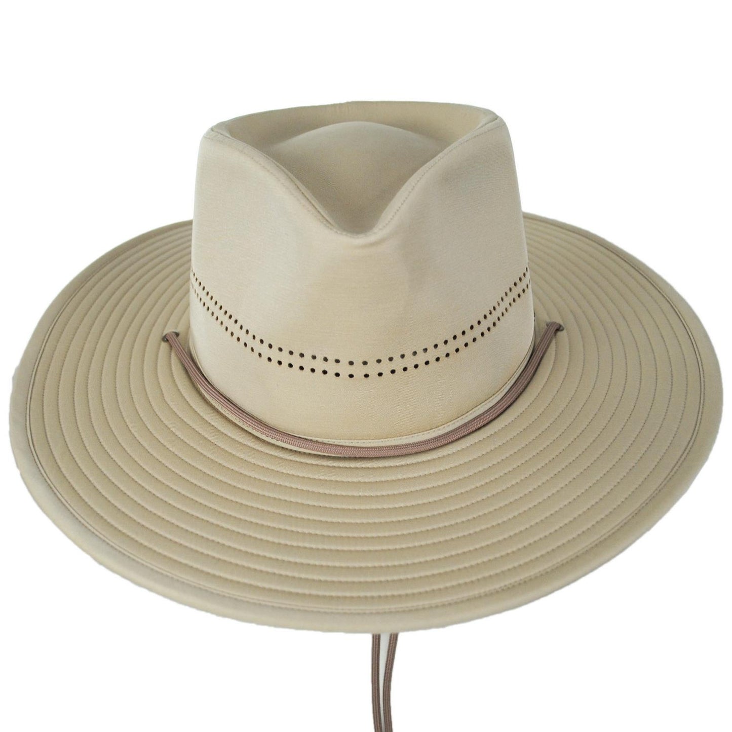 BRIXTON HATS | Beck Cotton Journey Outback Hat | 402615 | front | SAND