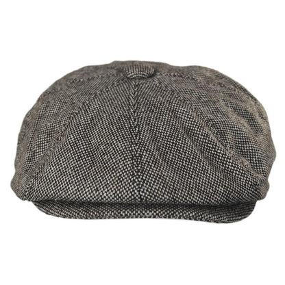 Wholesale Marl Tweed Wool Blend Newsboy Cap B2B Pre-Pack