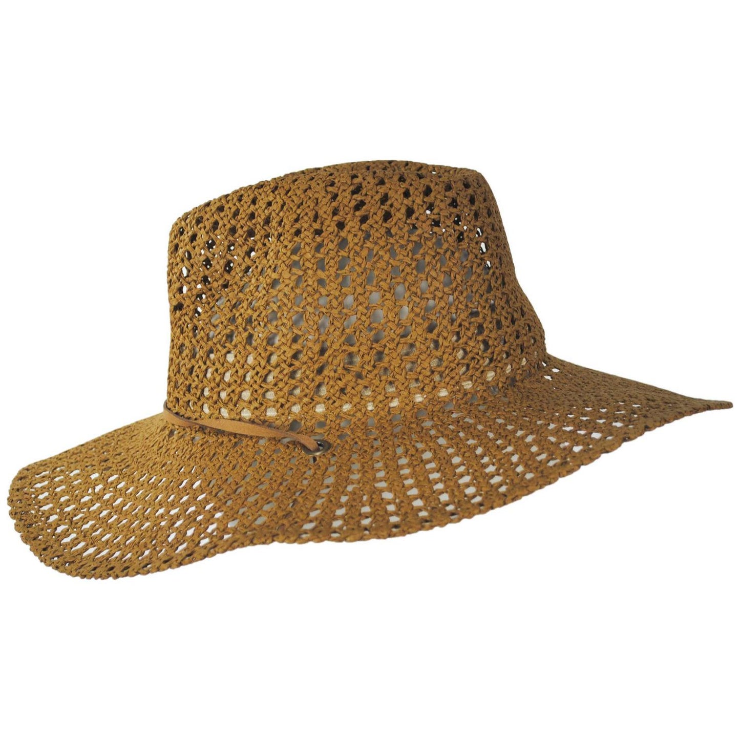 Kathy Jeanne | Shoreline Twisted Toyo Lifeguard Hat | 100733 | profile | BROWN