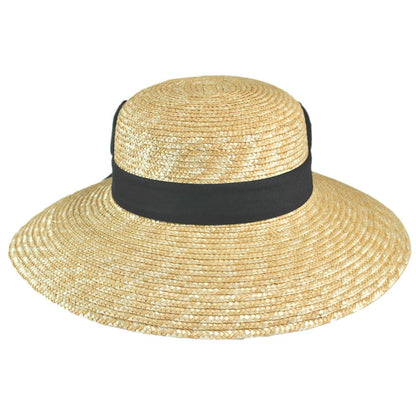 Wholesale Milan Straw Boater Sun Hat B2B Pre-Pack