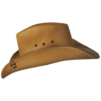 Stetson | Contoy Palm Leaf Straw Western Hat | 126953 | profile | EXTRA TOASTY