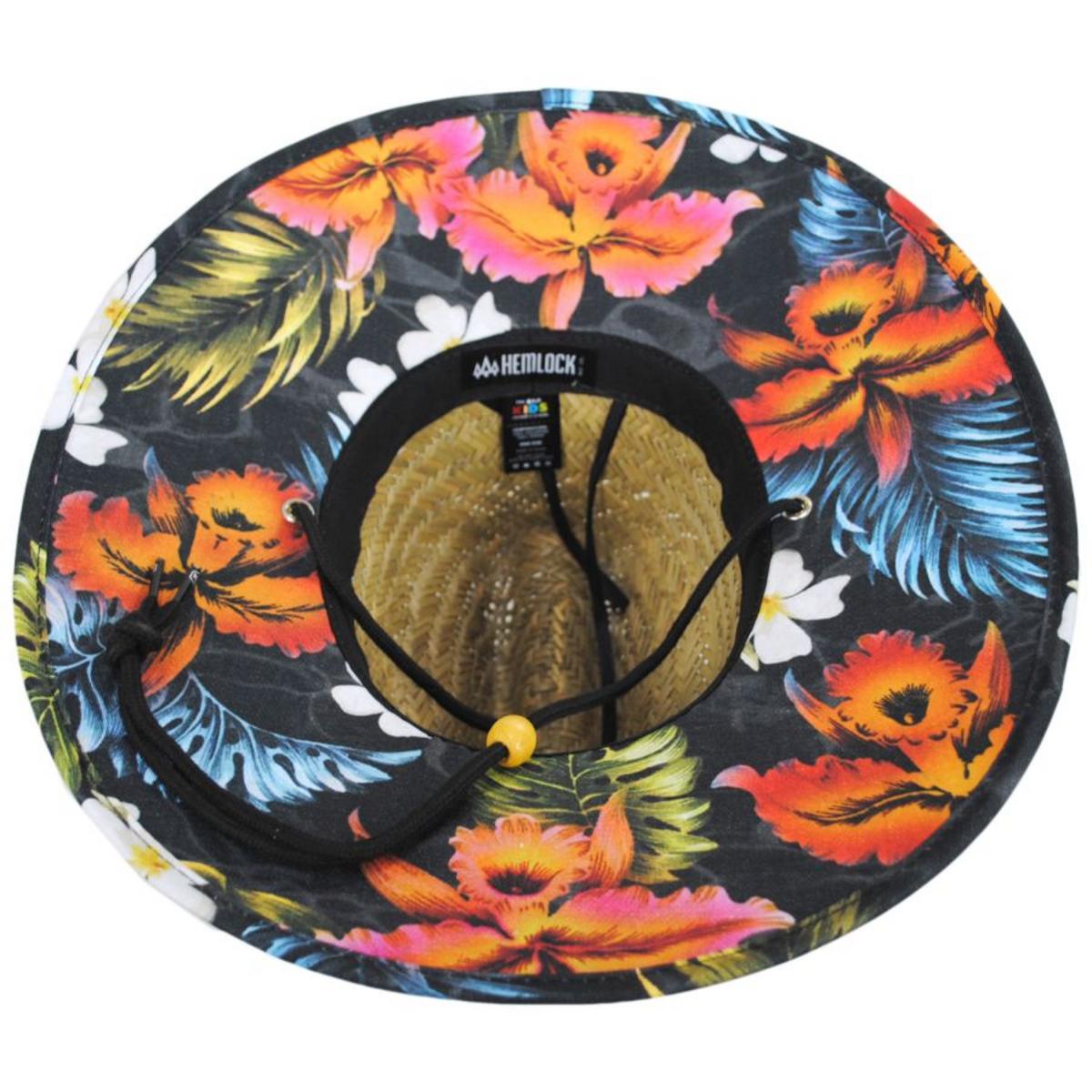 Hemlock Hat Co. | Youth Koa Straw Lifeguard Hat | 505908 | under | TAN