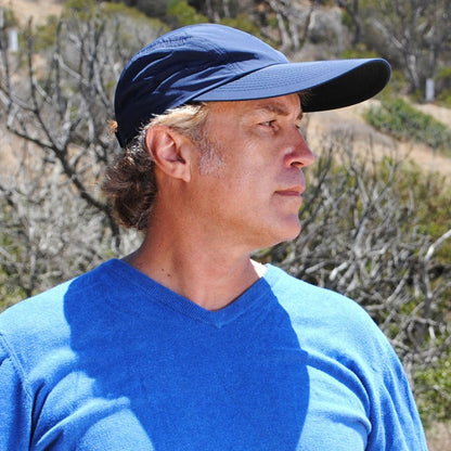 Torrey Hats | Torrey UPF 50+ Long Bill Adjustable Baseball Cap | 499904 | lsmone | NAVY BLUE