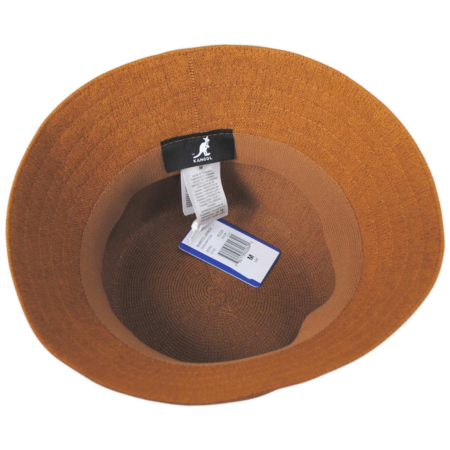 Kangol | Bamboo Lahinch Bucket Hat | 185844 | under | RUSTIC CARAMEL